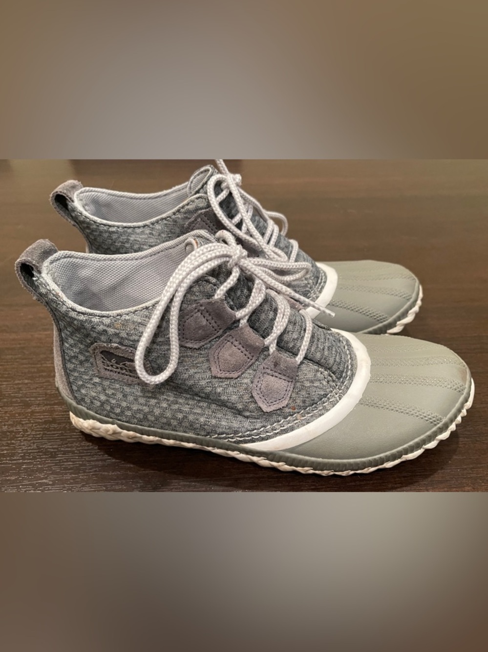 Sorel Grey Women's Duck Boot Sneakers